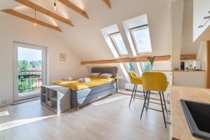 Posezení v ubytování TinyGreens B & B