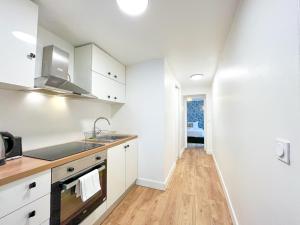 Kuchyňa alebo kuchynka v ubytovaní 152 - Urban Cosy Flat in Paris