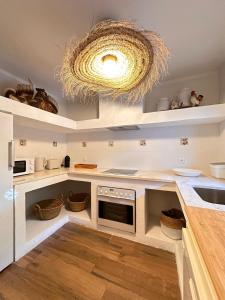 Dapur atau dapur kecil di Amazing T3 -Clube Albufeira