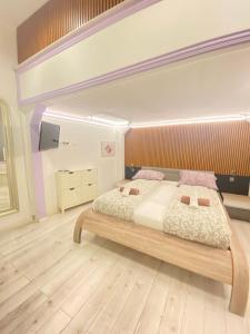 Posteľ alebo postele v izbe v ubytovaní Budapest City center perfect location