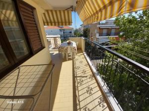 Balkón nebo terasa v ubytování Beach apartment, Paralia Dionysiou, Chalkidiki