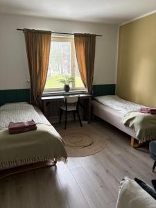Postel nebo postele na pokoji v ubytování IsabergLodge