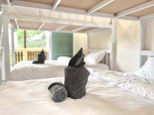 Katil atau katil-katil dalam bilik di BM Hostel