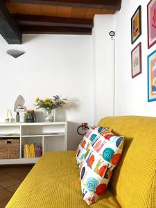 Χώρος καθιστικού στο La Chiocciola