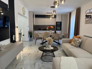 Posezení v ubytování Apartment Meri