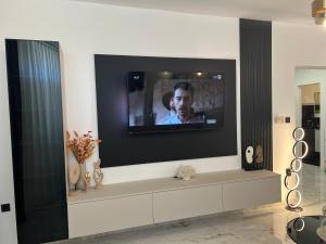 TV a/nebo společenská místnost v ubytování Apartment Meri
