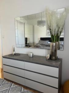 Kuchyň nebo kuchyňský kout v ubytování Apartment Meri