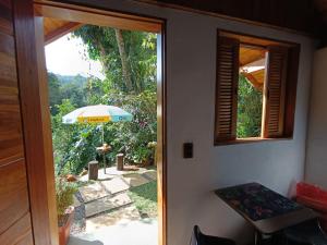 Zahrada ubytování Chalé Refúgio Jaguary