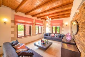 Posezení v ubytování Cretan Dream Villa