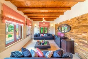Posezení v ubytování Cretan Dream Villa