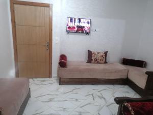 Χώρος καθιστικού στο Aicha appartement 2