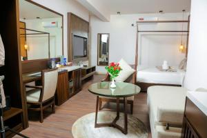 Η κουζίνα ή μικρή κουζίνα στο Hotel Lubumbashi