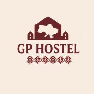 希奥利艾GP Hostel的带有雪花的 gp 旅馆标志