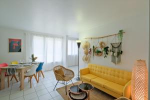 Posezení v ubytování Nid douillet au coeur du vignoble Haut-Brion