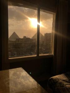 Sky pyramids iNN客房内的一张或多张床位