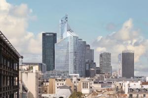 Nespecifikovaný výhled na destinaci Neuilly-sur-Seine nebo výhled na město při pohledu z apartmánu