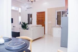 Dapur atau dapur kecil di Appartement meublé