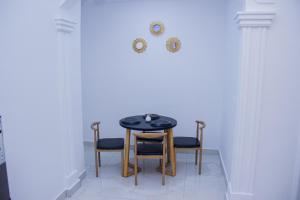 Ruang duduk di Appartement meublé