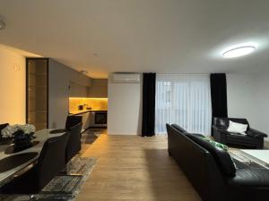 Dapur atau dapur kecil di Nest apartament +17 gambar