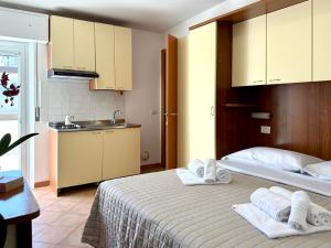 Kuchyň nebo kuchyňský kout v ubytování Residence Algarve