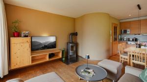 Kuchyň nebo kuchyňský kout v ubytování Chalet Christl Panorama Appartements