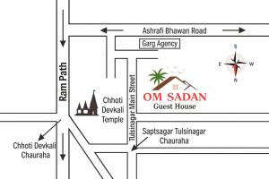 Certifikát, hodnocení, plakát nebo jiný dokument vystavený v ubytování "Om Sadan" Guest House Ayodhya Dhaam