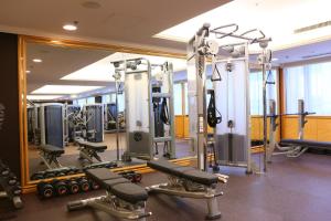 Fitness centrum a/nebo fitness zařízení v ubytování Hotel Allamanda Aoyama Tokyo