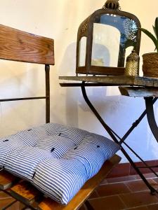 Postel nebo postele na pokoji v ubytování Suite con giardino Ravenna