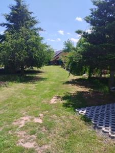 Vrt pred nastanitvijo Glamping Mezi ploty