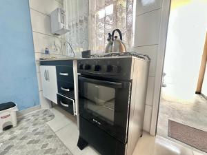Dapur atau dapur kecil di Ap 300 mts da Praia Brava