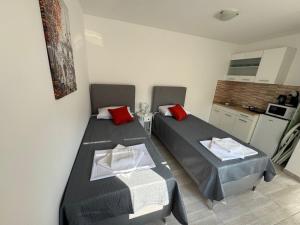 Kuchyň nebo kuchyňský kout v ubytování A&A Apartments