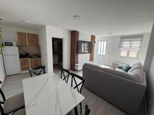 Kuchyň nebo kuchyňský kout v ubytování A&A Apartments