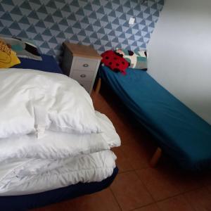 Letto o letti in una camera di T2 Lacanau Océan Piscine Golf Altre 57 foto