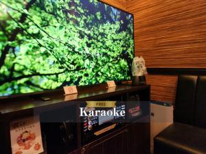 TV a/nebo společenská místnost v ubytování Hotel Balian Resort Shinjuku Honten