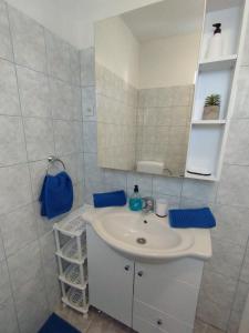 Koupelna v ubytování Apartments with parking spaces Orebic, Peljesac - 643