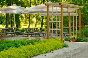 Zahrada ubytování Mamma Mia Guest House