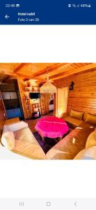 Postel nebo postele na pokoji v ubytování Hotel nabil