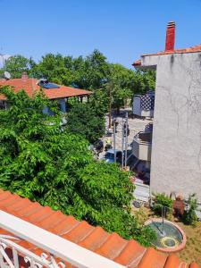 a view from the roof of a building at Sunray Studios Asprovalta in Asprovalta