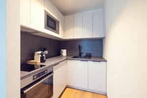 Köök või kööginurk majutusasutuses LeonArt Living 41