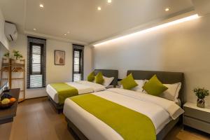 Letto o letti in una camera di Dali Yunqi Wangyue丨Guanshan Luxiao Ancient City Resort