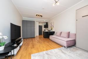 TV a/nebo společenská místnost v ubytování Simple Stay at Katusepapi