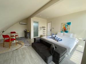 Χώρος καθιστικού στο Narayana Hotel Karimunjawa