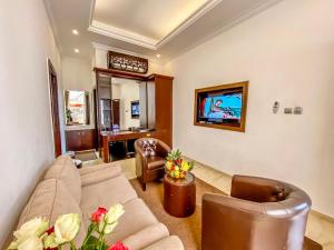 Posezení v ubytování Mirage Bab Al Bahr Hotel