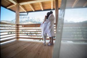 Balkón nebo terasa v ubytování Hotel Ciasa Soleil
