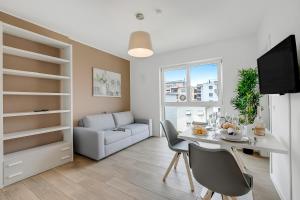 Un lugar para sentarse en Viganello Modern Apartments