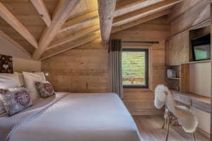Televisyen dan/atau pusat hiburan di Chalet des joux