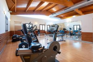 Fitness centrum a/nebo fitness zařízení v ubytování Valentin Playa de Muro
