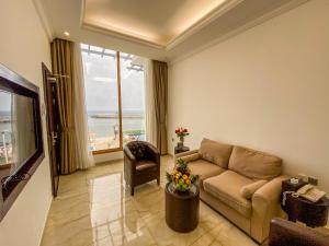 Posezení v ubytování Mirage Bab Al Bahr Hotel