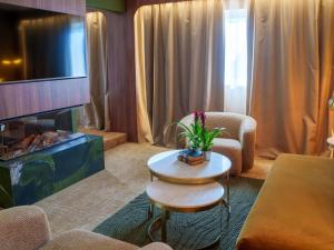 Posezení v ubytování Novotel Avignon Nord