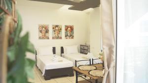 Postel nebo postele na pokoji v ubytování Central C3 studio